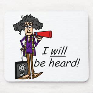 I WILL Be Heard Mouse Pad