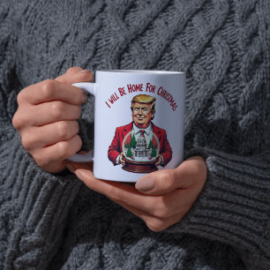 "I Will Be Home for Christmas" Mug – Festive Holid