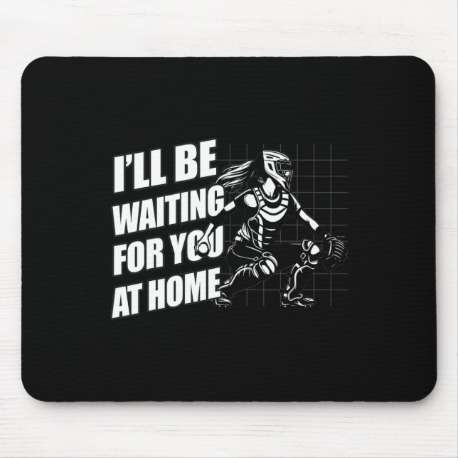 I Will Be Waiting For You At Home Women's Softll C Mouse Pad (Front)