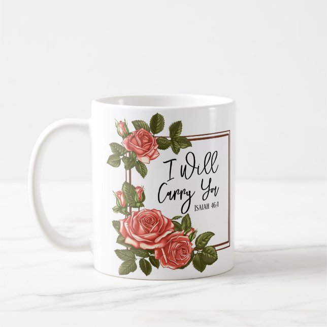 I Will Carry You Mug (Left)