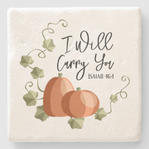 I Will Carry You Mug Stone Coaster