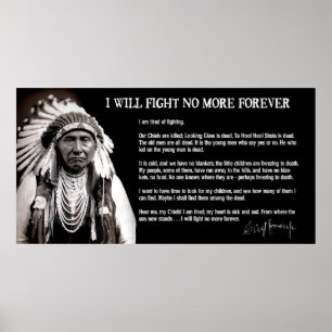 I Will Fight No More . . . Forever Poster