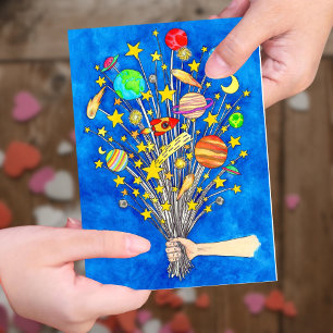 I will give you the moon and the stars card