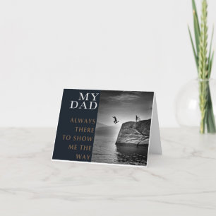 I will Jump with you. A Father's Love. Holiday Card