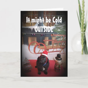 I WILL KEEP YOU "WARM" AT CHRISTMAS HOLIDAY CARD