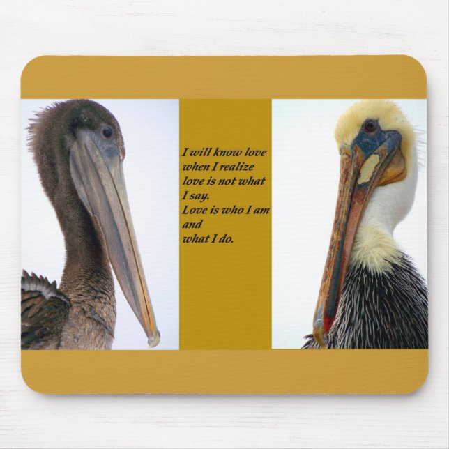 I will know love_ Mousepad_by Elenne Boothe Mouse Pad (Front)