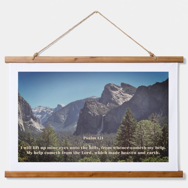 I will lift up mine eyes Tapestry (Front)