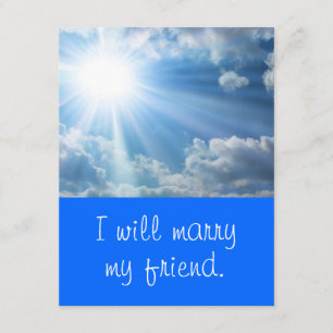 I will marry my friend. Wedding Invitations