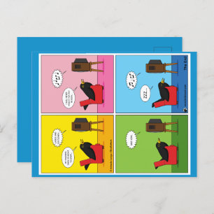 I Will Never Sleep Comic Postcard