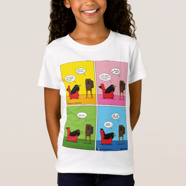 I Will Never Sleep Comic T-Shirt (Front)