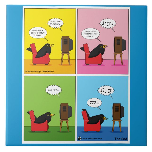 I Will Never Sleep Comic Tile (Front)