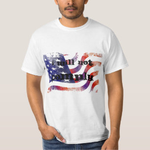 I Will Not Comply with Flag T-shirt