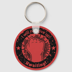 I will not give up Hwaiting Korean Pop Culture Key Ring