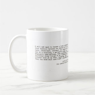"i will not wait" coffee mug