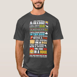 I Will Read Books On a Boat Reading  Gift for Read T-Shirt