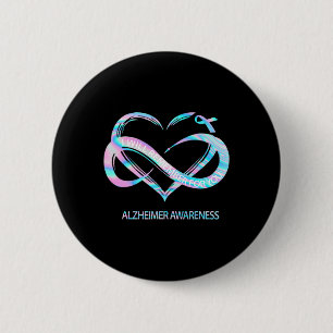 I Will Remember For You Heimerheimer Awareness Cut 6 Cm Round Badge
