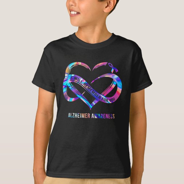 I Will Remember For You Heimerheimer Awareness  T-Shirt (Front)