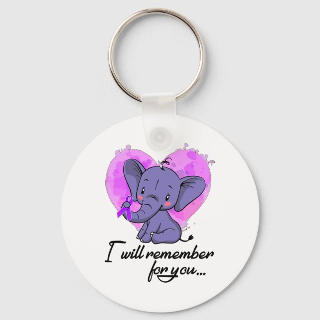I Will Remember For You - Heimerheimer  Key Ring (Front)