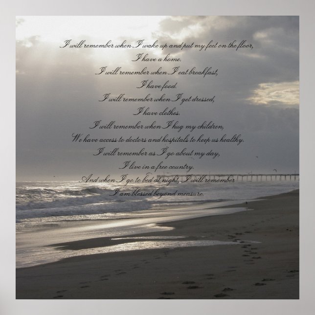 I Will Remember Poster (Front)