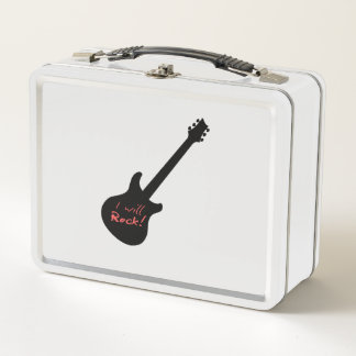 I will Rock Metal Lunch Box