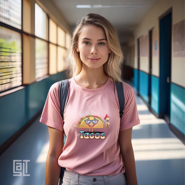 I will Teach for Tacos Art Teacher Female T-Shirt (Creator Uploaded)
