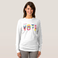I Will Vote Election Vibrant Rainbow Modern