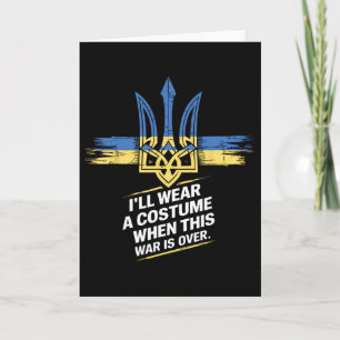 I Will Wear A Costume When This War Is Over 1  Card