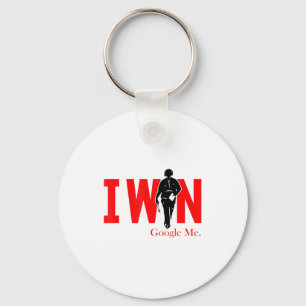 I Win Google Me Motivational Confidence Shirt  Key Ring