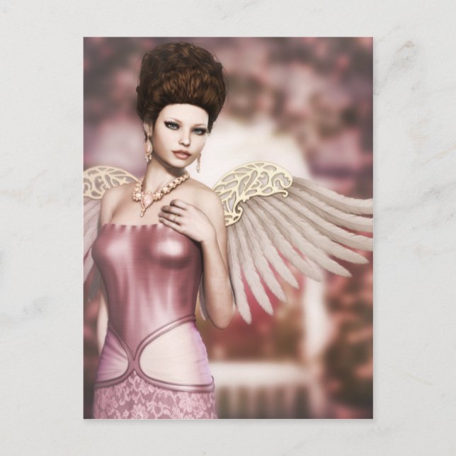 I wish I had an angel... Postcard (Front)