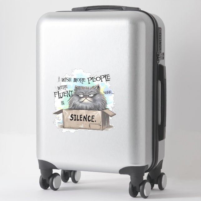 I wish more people were fluent (Suitcase)