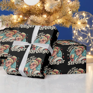 I Wish This Eggnog Was Stronger Family Christmas Wrapping Paper