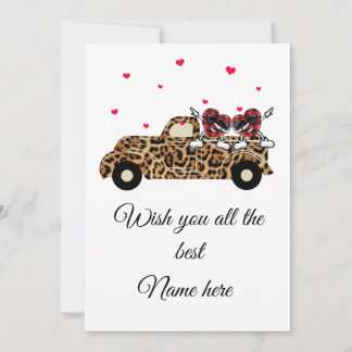 i wish you all the best good luck to you gift invitation