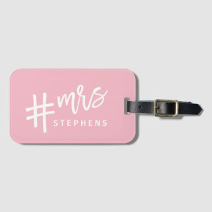 I woke up like this #married! MRS Luggage Tag
