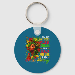 I Women Black History Am Ancestor Wildest Key Ring