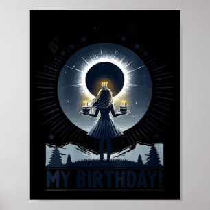 I Womens Blew Out Sun Birthday Poster