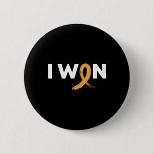 I Won Against Childhood Cancer Survivor 6 Cm Round Badge