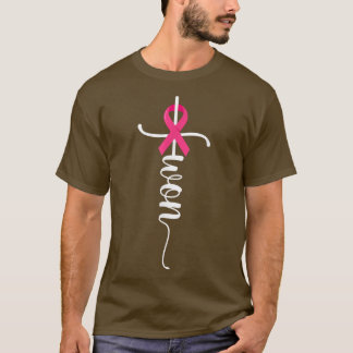 I Won Christian Cross Survivor Pink Ribbon Breast T-Shirt