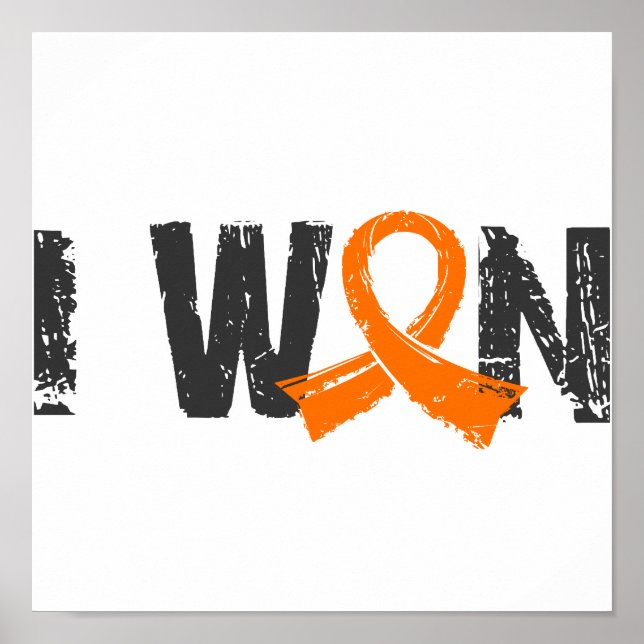 I Won Leukaemia Poster (Front)