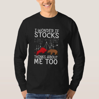 I Wonder If Stocks Thinks About Me Too T-Shirt