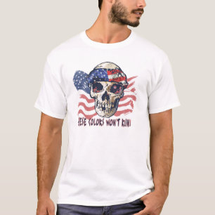 I won't apologise for being American Skull Gear T-Shirt
