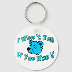 I Won't Tell Key Ring