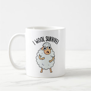 I Wool Survive Funny Sheep Pun Coffee Mug