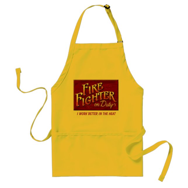 I Work Better In The Heat Apron (Front)