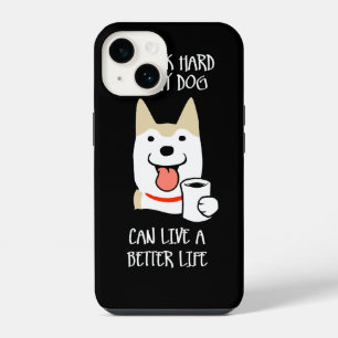 I work hard iPhone 14 case