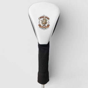 I Work Hard So My Cat Can Nap Cat Funny Owner Humo Golf Head Cover