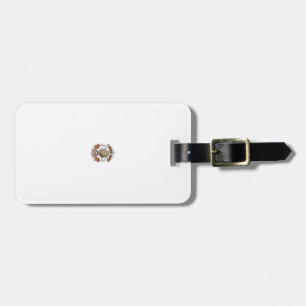 I Work Hard So My Cat Can Nap Cat Funny Owner Humo Luggage Tag