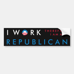 I Work therefore.. Bumper Sticker
