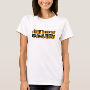 I Work To Support My Reading Addiction T-Shirt
