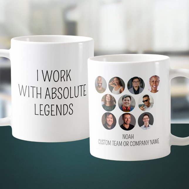I Work With Absolute Legends 10 Photo Office Team Coffee Mug (I Work With Absolute Legends 10 Photo Office Team Coffee Mug
)