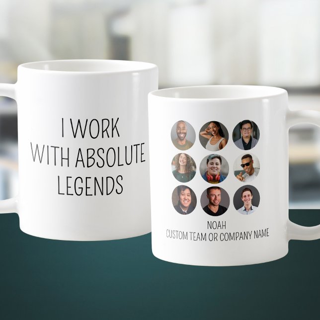 I Work With Absolute Legends 9 Photo Office Team Coffee Mug (I Work With Absolute Legends 9 Photo Office Team Coffee Mug
)